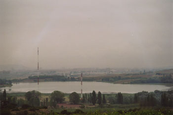 Looking back to Logrono