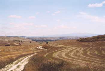 Looking back toward Rabe