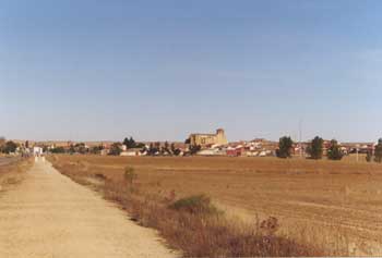 Camino into Villalcazar