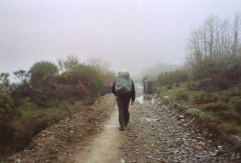 Long wet uphill