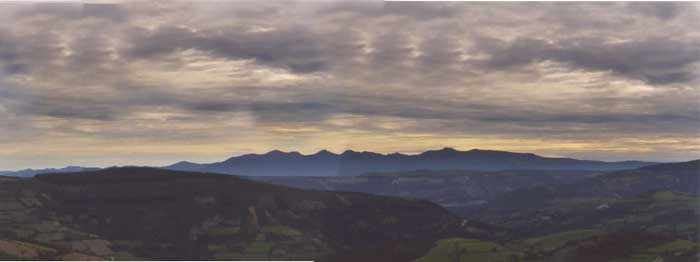 View from the Camino