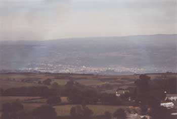 Sarria in the distance