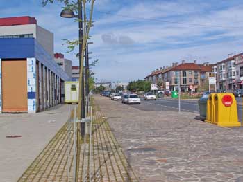 Camino through Santiago