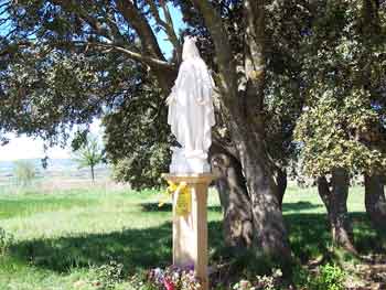 Monument along the Camino