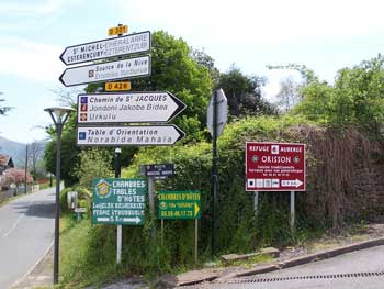 Start of the Camino Signs